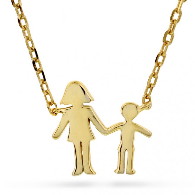 Hovedbilde Familiesmykke mor og sønn i ...