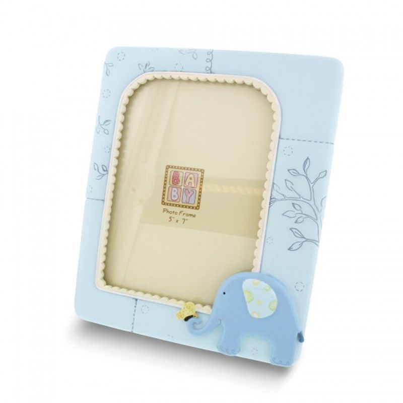 Fotoramme med blå elefant