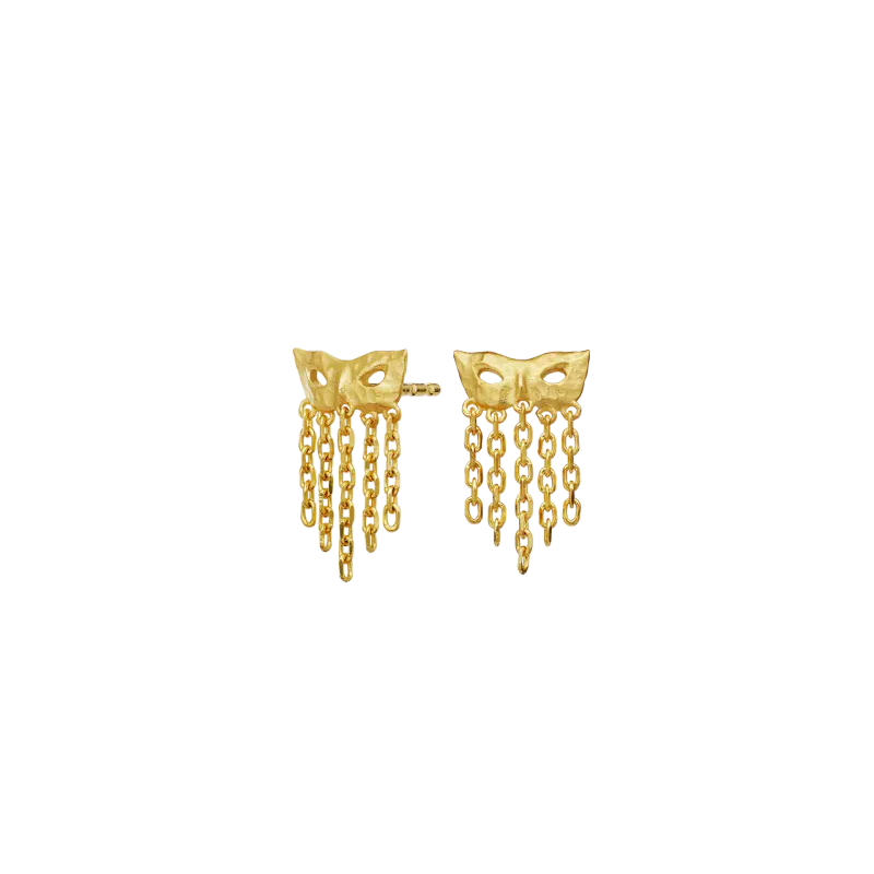 Maanesten Celare Øredobber forgylt