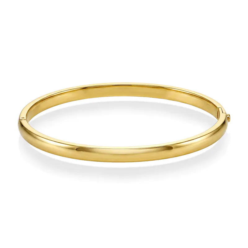 Frida Leonore Rise classic bangle i forgylt stål