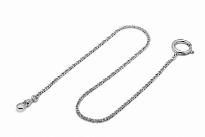 Hovedbilde Dame urkjede messing rhod 40 ...