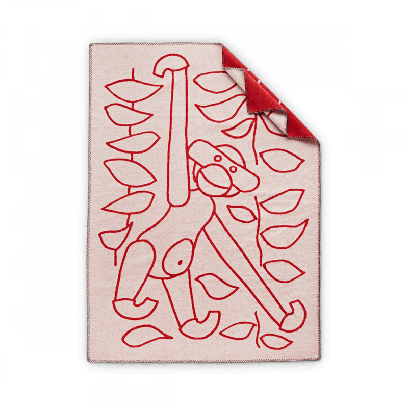 Kay Bojesen Tekstiler Pledd Rødt