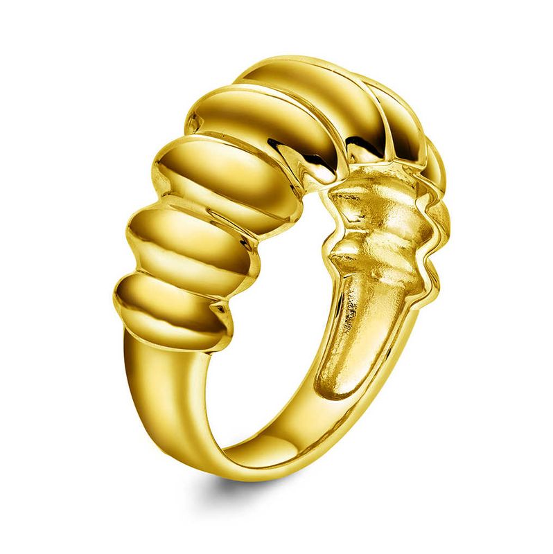 Gulldia Belt forgylt justerbar ring