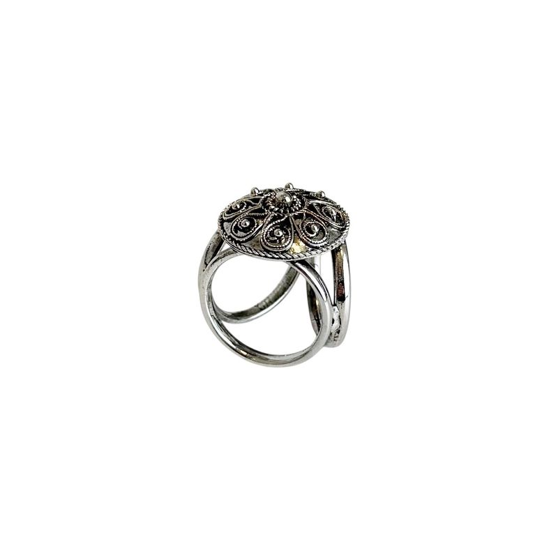 Sjalring/Skjerf-ring Hedda Oksidert