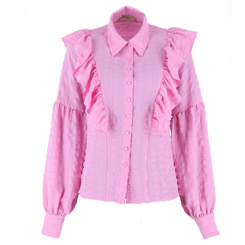 Janne Formoe Tarommet blusen rosa