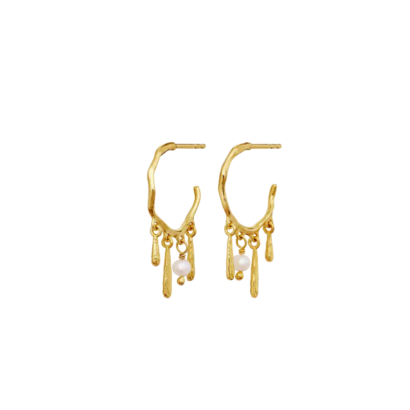 Maanesten Fricka Øredobber øredobber forgylt