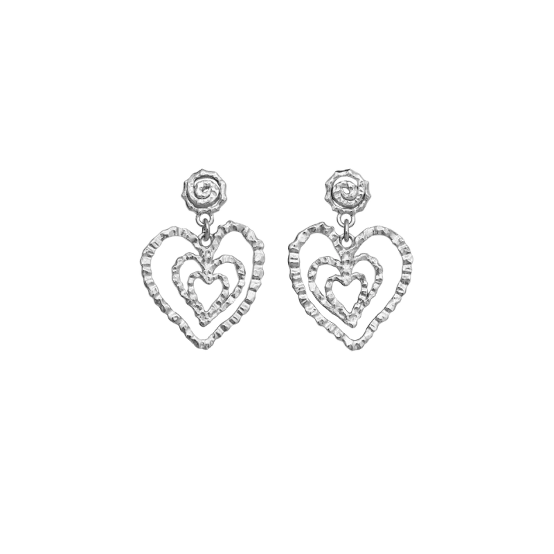 Maanesten Beate Petite øredobber sølv