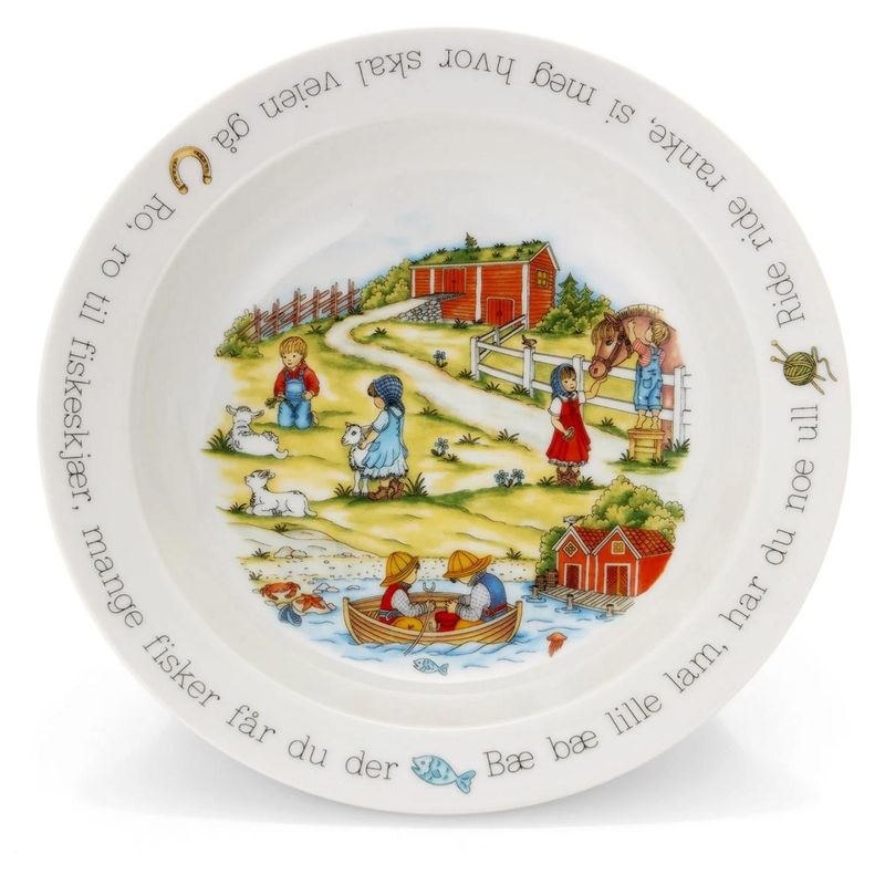 Ro ro til fiskeskjær Grøtskål og skje