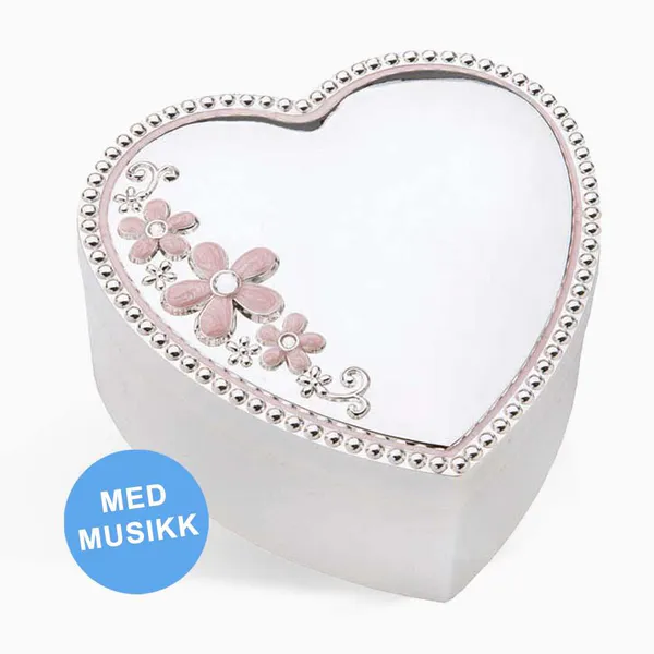 Hovedbilde Hjerte smykkeskrin med ...