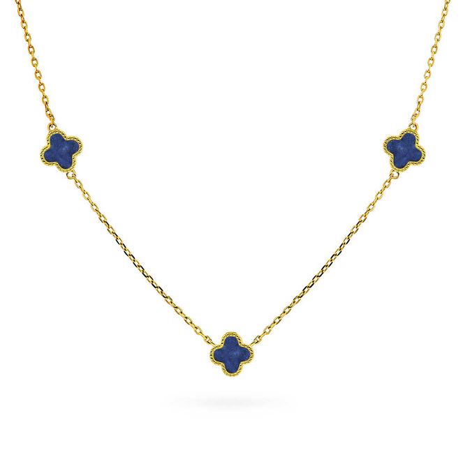 Hovedbilde Sølv smykke med  havblå  5 ...