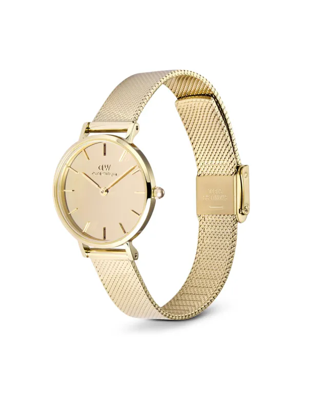 Daniel Wellington Petite Reflection gullfarget stål