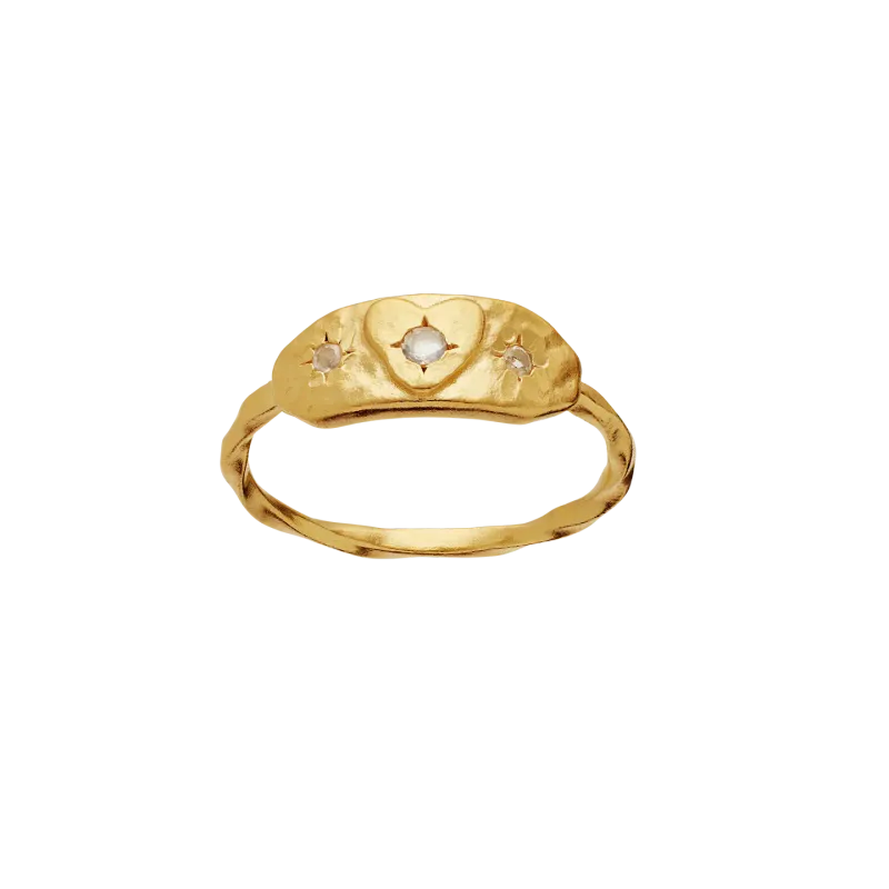 Maanesten Amarit ring forgylt