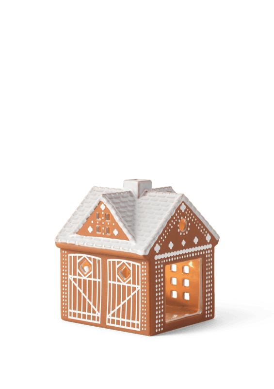 Kähler Hammershøi Pepperkakehus lyshus medium 11,5 cm