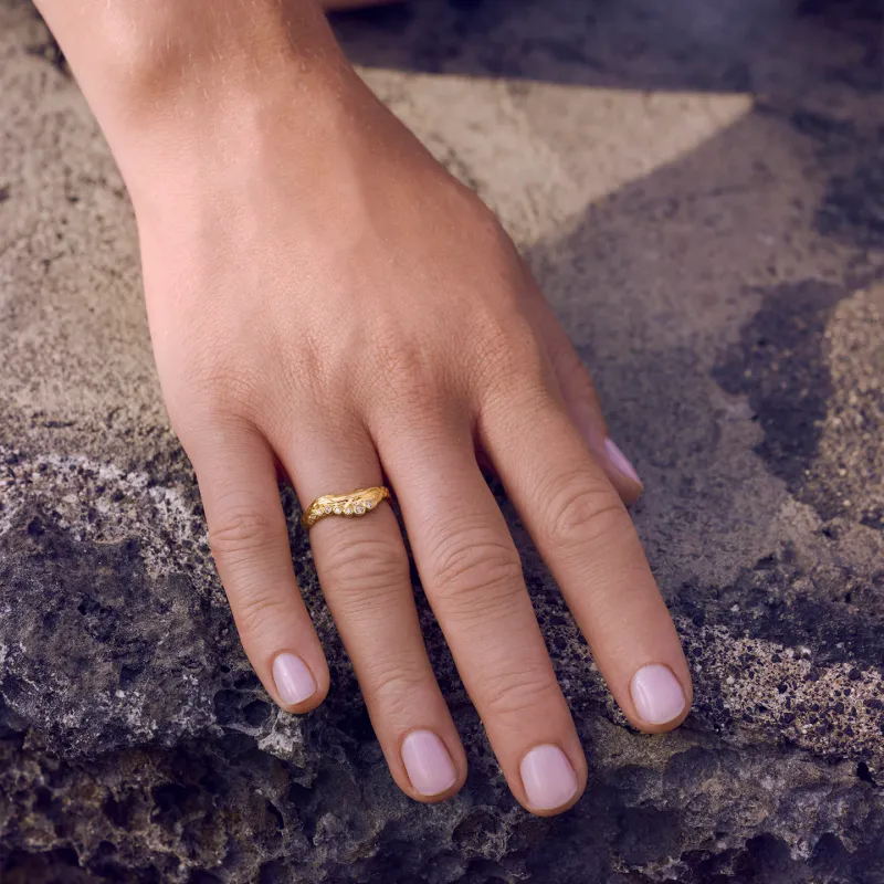 Maanesten Selene sølv ring