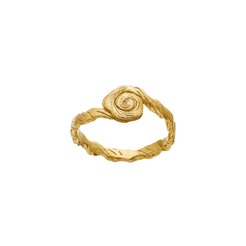 Maanesten Gisla ring forgylt