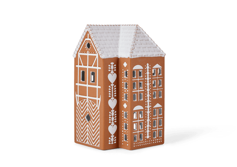 Kähler Hammershøi Pepperkakehus lyshus stort