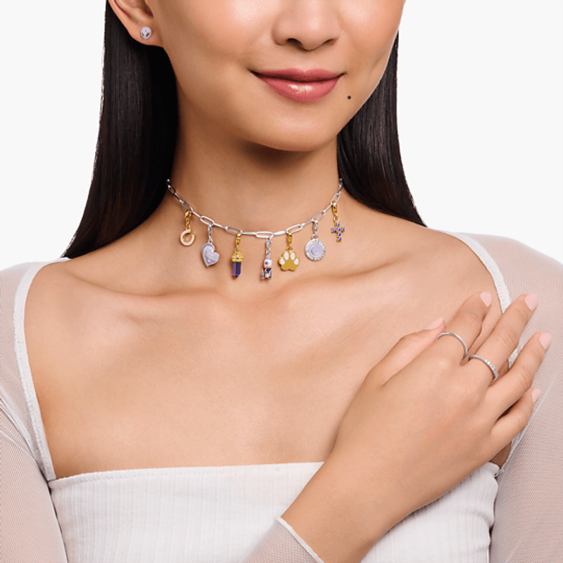 Thomas Sabo Pote forgylt med zirkonia