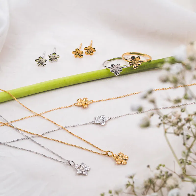 Blossom ring gullforgylt